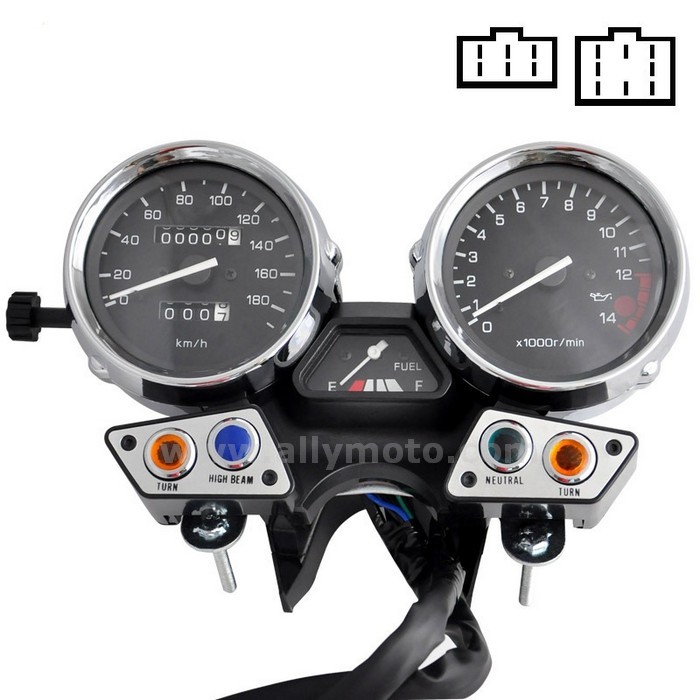 147 Yamaha Xjr400 1995-1997 Gauges Cluster Speedometer Tachometer Odometer Instrument Assembly